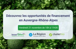 [Re]Découvrez les opportunités de financements en Auvergne Rhône Alpes avec Innov'Alliance